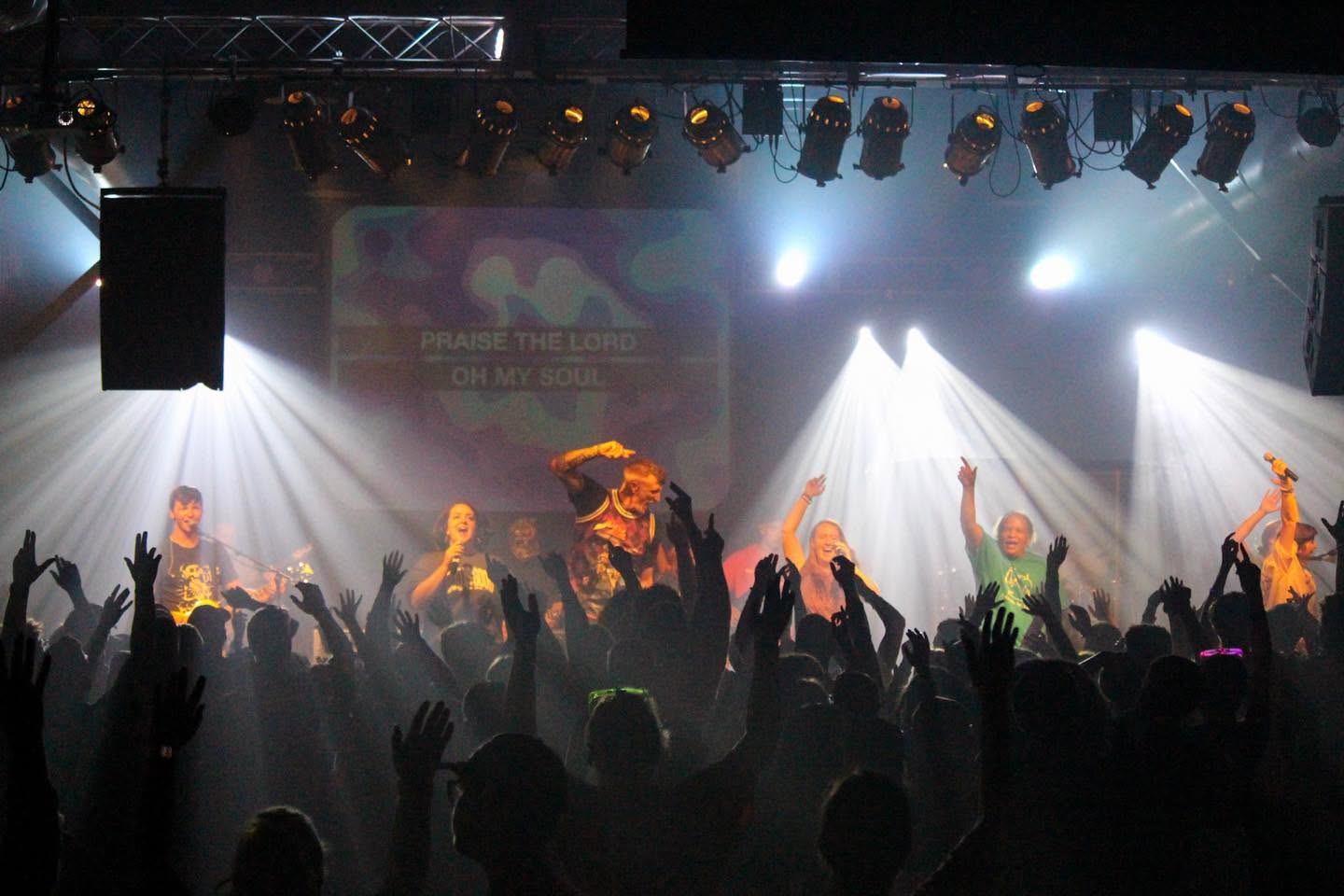 After Sunday leading a joyful crowd in worship